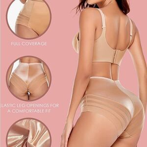 Woweny XXL Tummy Control Nude color Panties.  Two pair NWT
